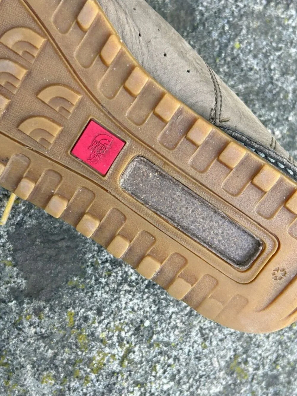 The North Face Men's Tan Brown Sneakers Gold Laces Size 13